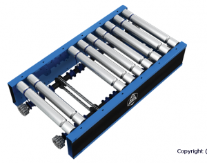 Lineshaft conveyor outlet
