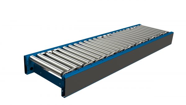 Painted Steel 24V DC Powered Conveyor – Straights – Roller and Belt Over Roller Technical Drawing