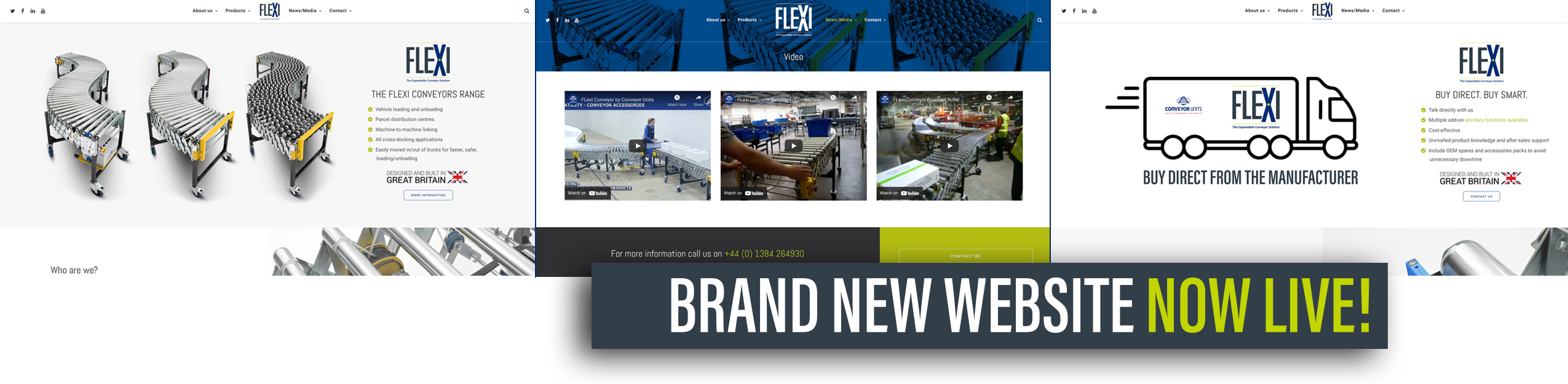 Flexi Conveyors New Website